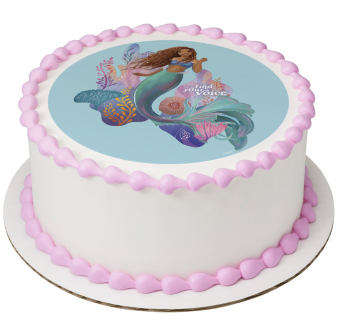 Disney’s The Little Mermaid Find Your Voice edible icing cake topper PhotoCake® image

Licensed Little Mermaid edible cake topper printed on icing sheet

Disney Ariel mermaid birthday cake edible image topper

The Little Mermaid Find Your Voice PhotoCake® edible image processed in Canada

Mermaid themed edible icing sheet for birthday cakes

Disney Little Mermaid cake decoration for kids birthday party

Licensed PhotoCake® Edible Image® Little Mermaid cake topper