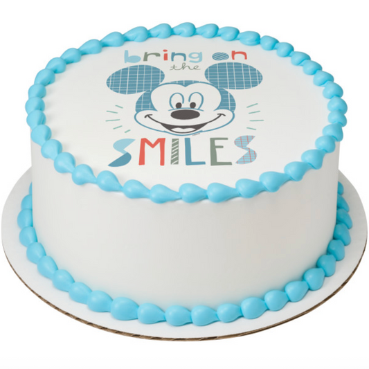 Disney Baby Baby Mickey PhotoCake edible image icing cake topper printed in Canada  

Licensed Baby Mickey edible cake topper for baby birthday cake  

Disney Baby Mickey icing sheet cake decoration for first birthday  

PhotoCake Edible Image Disney Baby Mickey cake topper Canada  

Baby Mickey edible icing topper for smash cake and baby shower cake