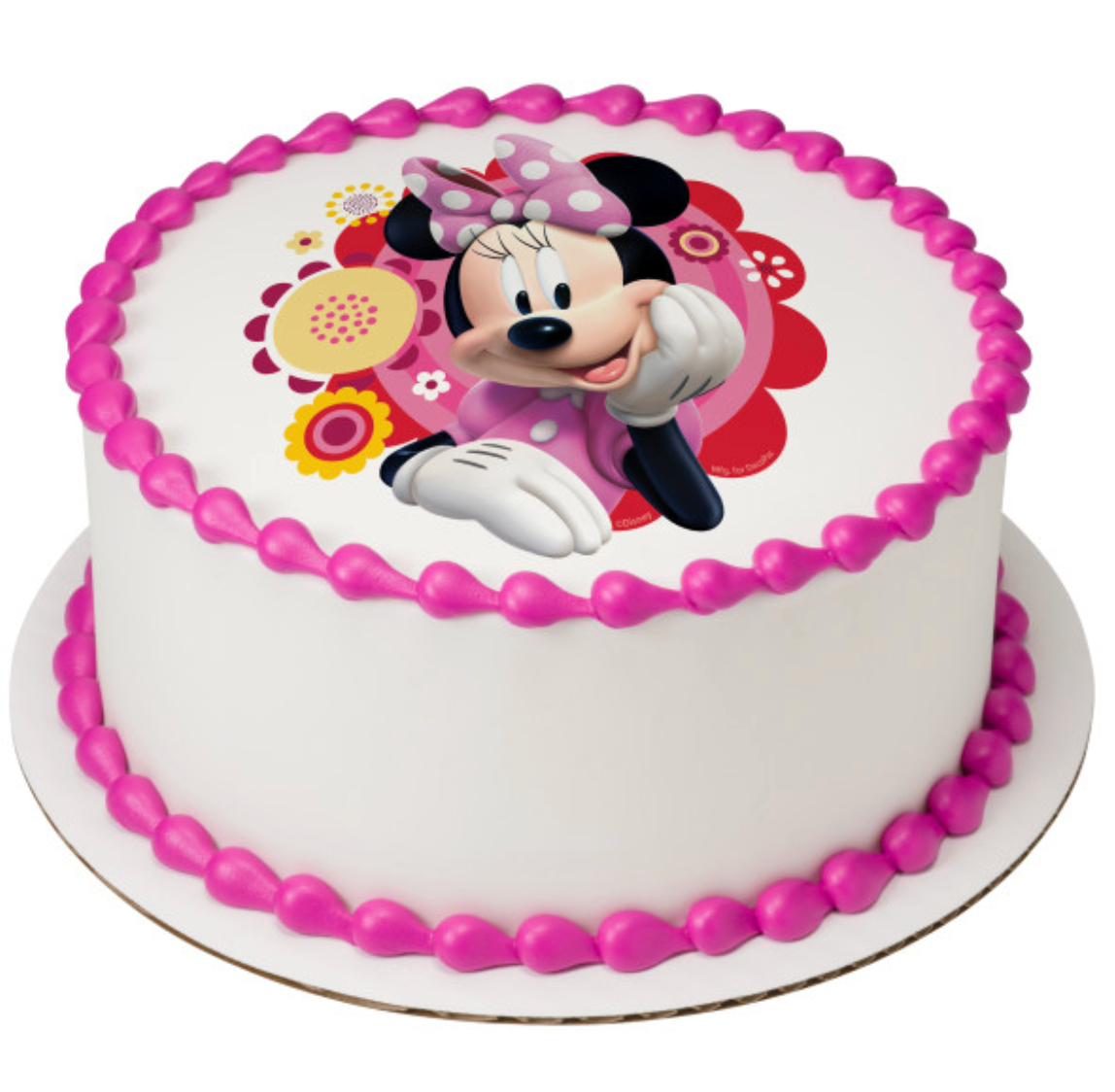 Disney Minnie Mouse Dots & Daisies PhotoCake edible image cake topper processed in Canada

Licensed Minnie Mouse edible icing cake topper for birthday cakes

Minnie Mouse Dots and Daisies edible cake image on icing sheet

Disney Minnie Mouse PhotoCake Edible Image cake decoration Canada

Minnie Mouse birthday cake topper with dots and daisies design

Edible icing sheet cake topper featuring Disney Minnie Mouse

Licensed Disney Minnie Mouse edible cake topper for kids birthday cake