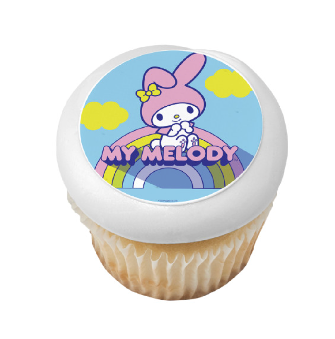 Hello Kitty and My Melody PhotoCake edible image cake topper processed in Canada
