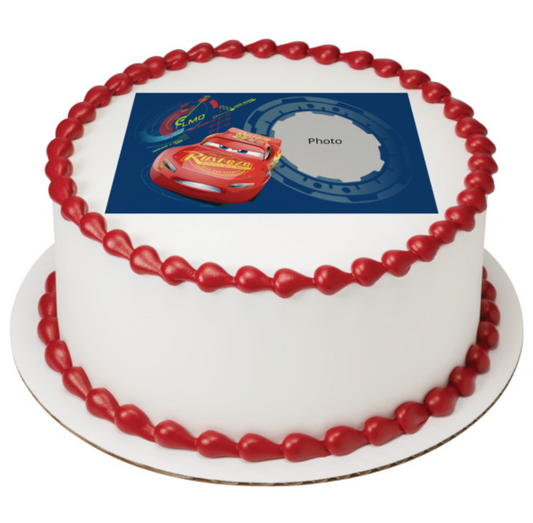 Disney and Pixar Cars 3 Top Speed PhotoCake edible image frame cake topper

Licensed Cars 3 edible icing cake topper for birthday cake

Lightning McQueen Cars 3 edible cake image topper

Disney Pixar Cars edible image frame processed in Canada

Cars 3 racing theme PhotoCake edible icing sheet

Licensed PhotoCake Edible Image Frame for Cars birthday cake

Cars 3 Top Speed edible cake decoration for kids party

Disney and Pixar Cars 3 edible cake topper Canada