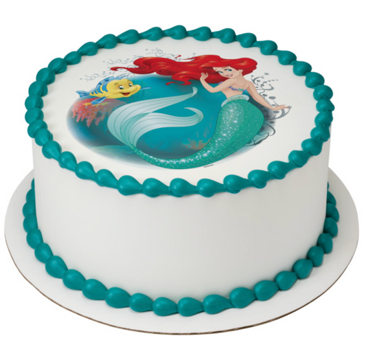 Disney Princess The Little Mermaid Make A Splash PhotoCake edible image cake topper  

Licensed Little Mermaid edible icing cake topper processed in Canada  

Ariel Disney Princess PhotoCake Edible Image birthday cake decoration  

The Little Mermaid Make A Splash edible cake topper for princess party  

Disney Little Mermaid edible image icing sheet cake topper Canada
