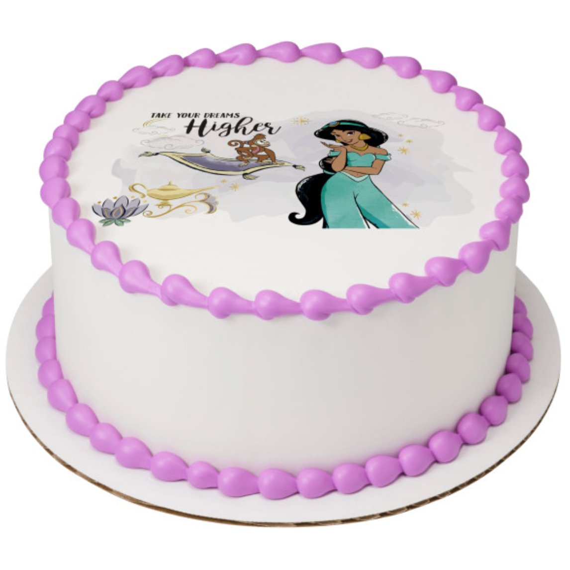 Licensed Disney Princess Jasmine PhotoCake Edible Image cake topper processed in Canada  

Disney Princess Jasmine edible icing sheet for birthday cake decoration  

Jasmine edible cake topper for Aladdin themed birthday cake  

PhotoCake Edible Image Disney Princess Jasmine icing cake topper Canada  

Princess Jasmine licensed edible image cake topper for kids birthday party
