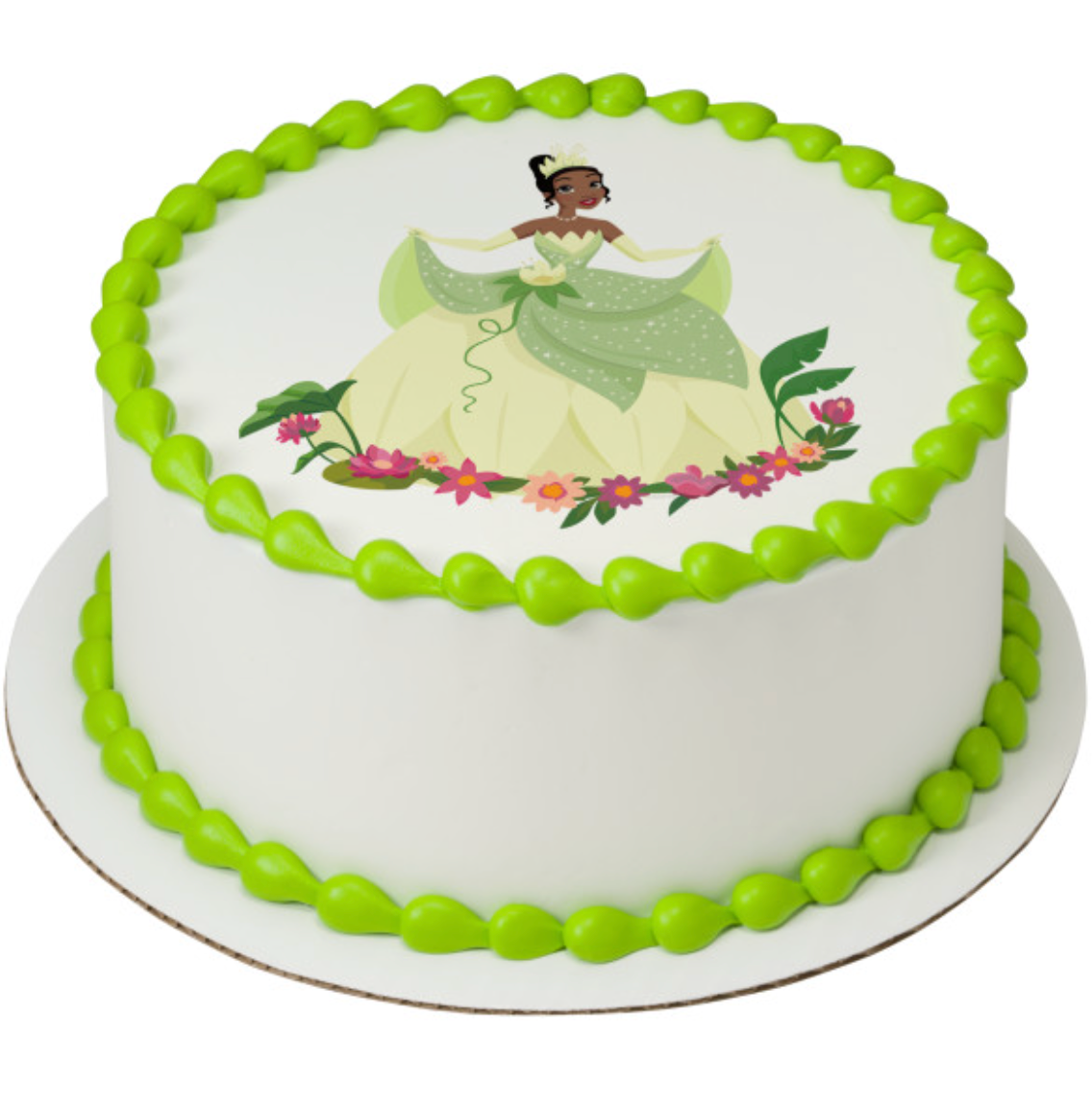 Princess Tiana edible cake topper for birthday cake
