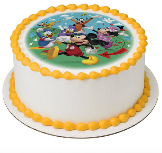 Disney Jr Mickey Mouse Clubhouse Best Pals PhotoCake edible image cake topper processed in Canada
