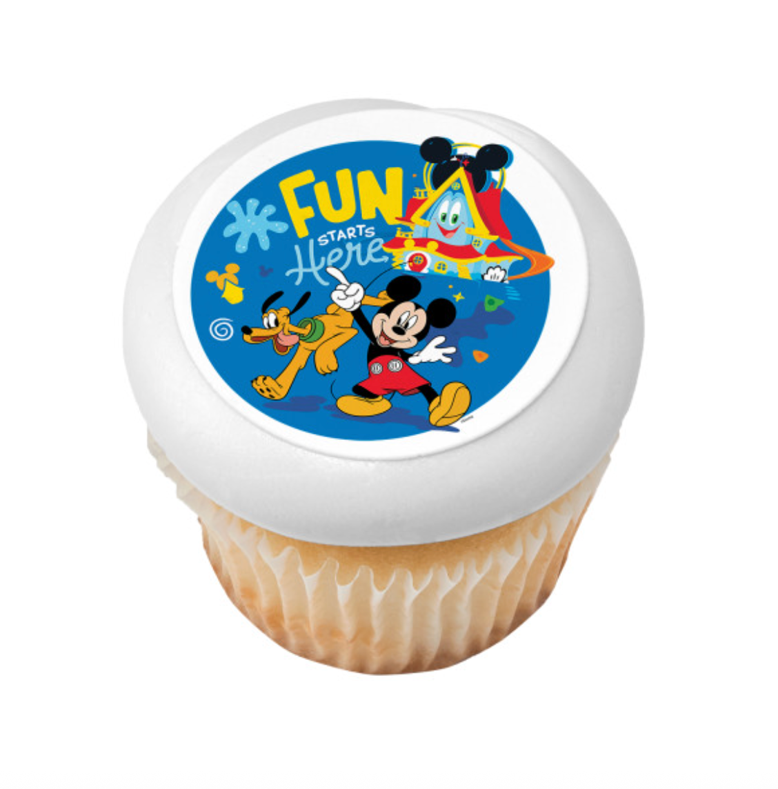 Disney Mickey Mouse Funhouse Fun Starts Here PhotoCake edible image cake topper
