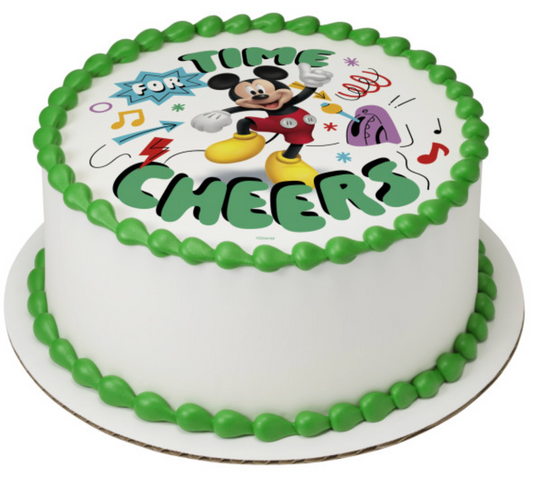 Disney Jr. Mickey Mouse Clubhouse Hot Dog PhotoCake edible image cake topper processed in Canada