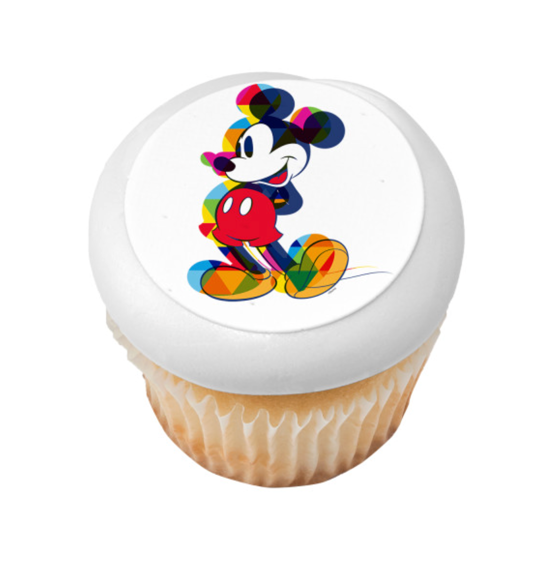 Licensed Mickey Mouse One of a Kind Colorful PhotoCake Edible Image cake topper processed in Canada
