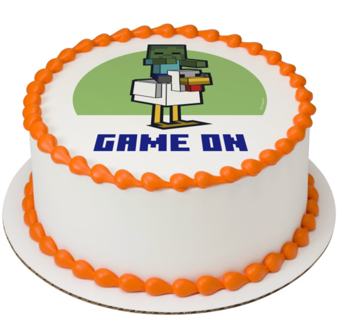 Licensed Minecraft Game On PhotoCake edible icing cake topper printed in Canada



Minecraft Game On Edible Image icing sheet for birthday cake decoration



Minecraft gaming birthday cake topper made with edible icing sheet



PhotoCake Minecraft edible cake image for themed party cake



Licensed Minecraft edible cake topper for gamer birthday celebration

