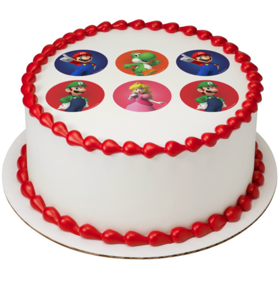 Super Mario™ Power Play PhotoCake® Edible Image® cake topper printed in Canada

Licensed Super Mario™ edible icing sheet cake decoration

Super Mario™ Power Play edible cake topper for birthday cakes

PhotoCake® Edible Image® Super Mario™ cake topper on icing sheet

Super Mario™ licensed edible image cake decoration Canada
