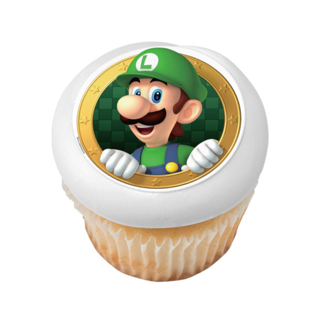 Super Mario™ Luigi Okie Dokie PhotoCake® edible image cake topper processed in Canada  

Licensed Luigi edible icing cake topper for Super Mario™ birthday cake  

PhotoCake® Edible Image® featuring Luigi Okie Dokie design for cakes  

Super Mario™ Luigi edible cake decoration icing sheet Canada  

Luigi Okie Dokie edible image cake topper for kids birthday party