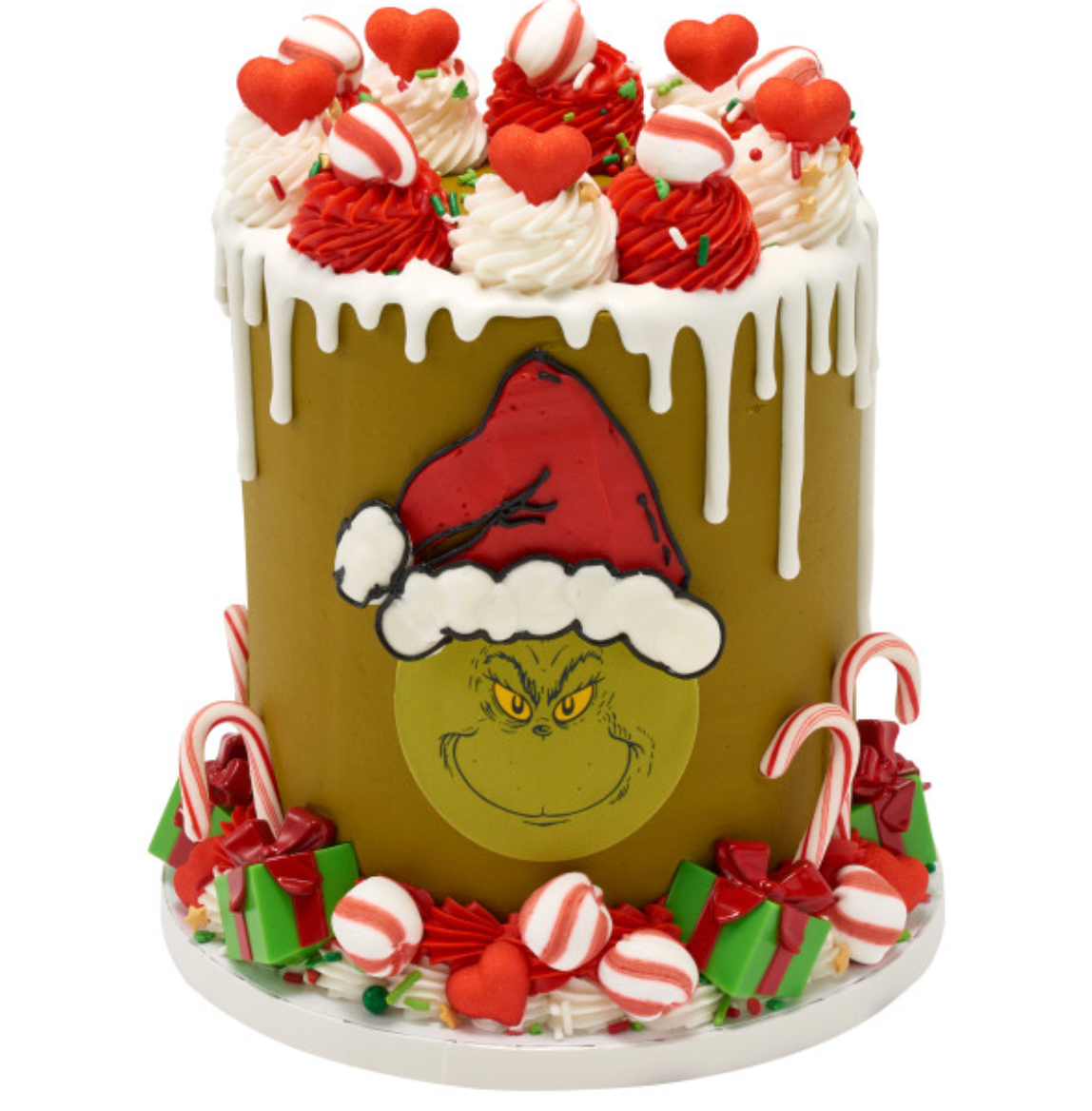 Licensed Grinch PhotoCake edible icing cake topper printed in Canada

How the Grinch Stole Christmas edible cake topper for Christmas cake

Grinch edible image cake decoration for holiday party cake

PhotoCake Grinch edible icing image for birthday or Christmas cake

Licensed Grinch edible cake topper processed in Canada
