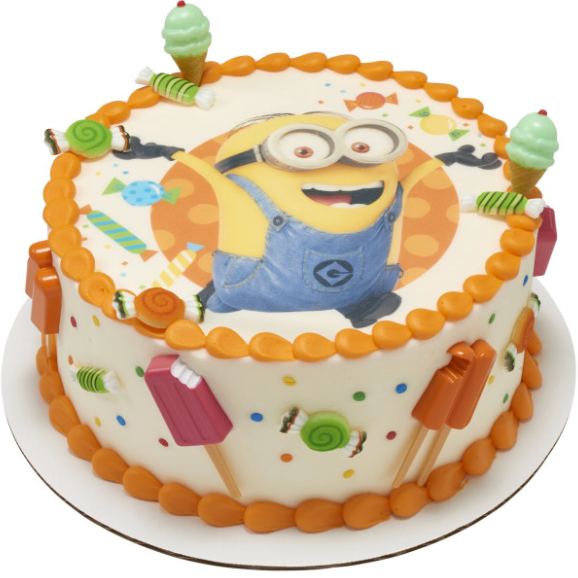 Licensed Despicable Me 3™ edible icing cake topper for birthday cakes
