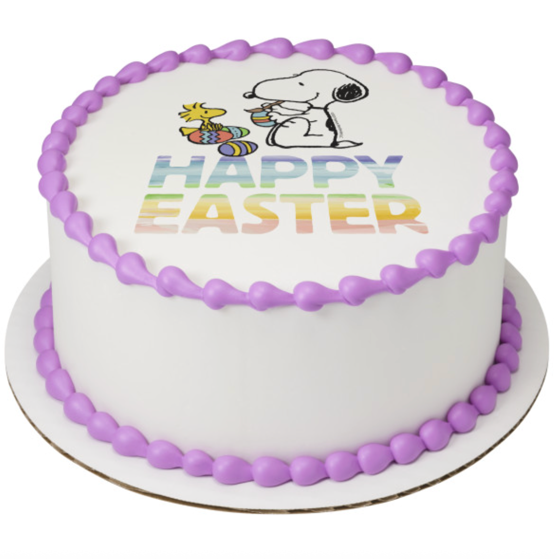 Peanuts® Happy Easter PhotoCake® Edible Image® icing cake topper

Licensed Peanuts® Easter edible cake topper processed in Canada

Peanuts® Happy Easter edible icing sheet for cake decoration

PhotoCake® Edible Image® Peanuts® Easter cake decoration

Easter Peanuts® edible image cake topper for cakes and desserts