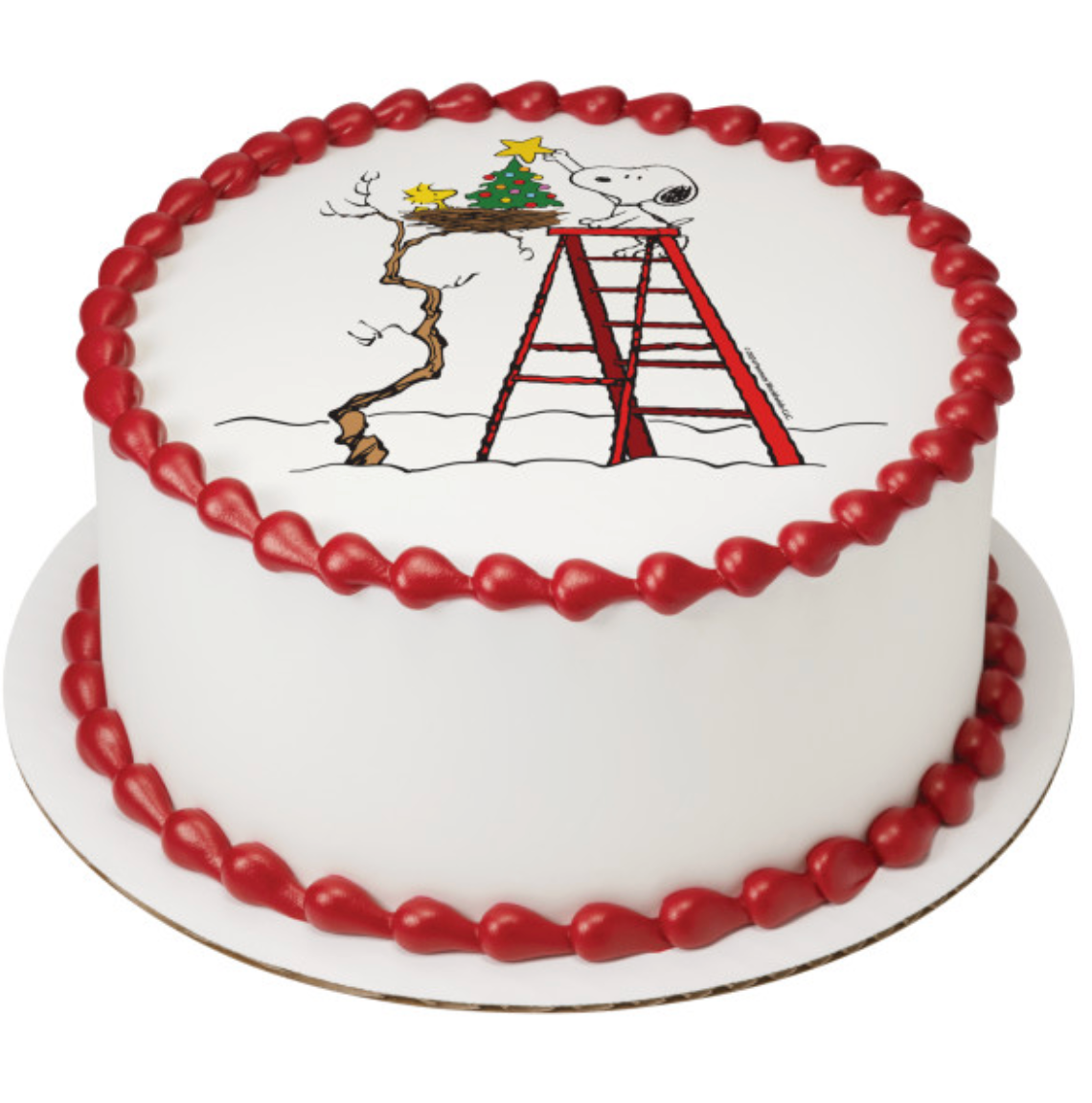 Peanuts® Christmas PhotoCake® Edible Image® icing cake topper processed in Canada  

Licensed Peanuts® Christmas edible cake topper for holiday cakes  

PhotoCake® Edible Image® Peanuts® Christmas icing sheet cake decoration  

Peanuts® Christmas edible icing topper for festive holiday desserts  

Licensed Peanuts® Christmas cake topper printed on edible icing sheet