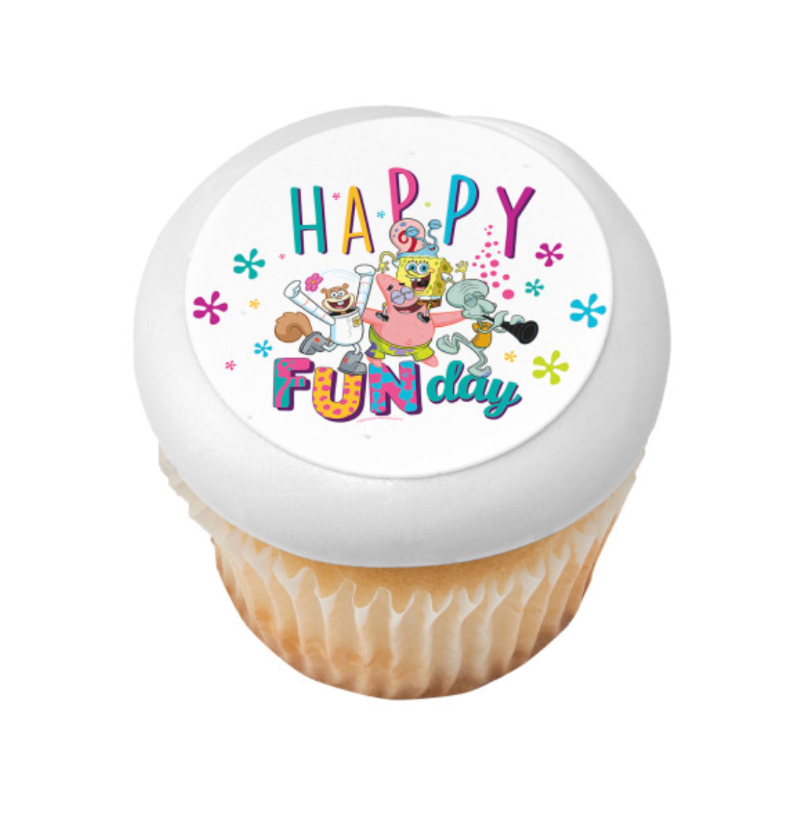 SpongeBob SquarePants Happy Funday PhotoCake edible image cake topper

