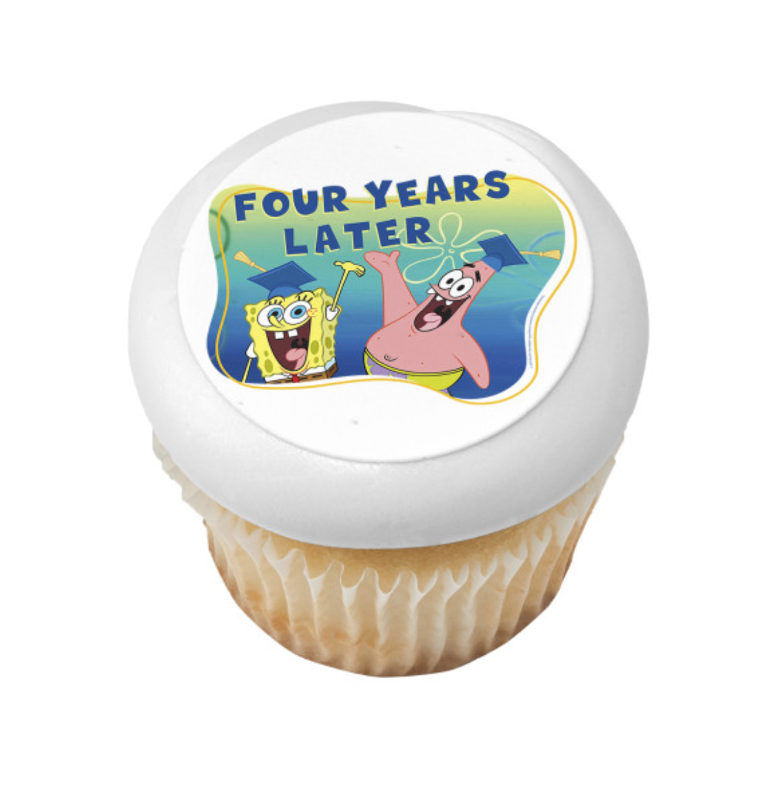 SpongeBob SquarePants 4 Years Later edible icing cake topper PhotoCake Edible Image processed in Canada  

Licensed SpongeBob edible cake topper printed on icing sheet for birthday cakes  

SpongeBob SquarePants PhotoCake edible image cake decoration for kids party  

SpongeBob 4 Years Later edible icing sheet cake topper Canada  

Edible SpongeBob cake image for birthday cake decorating