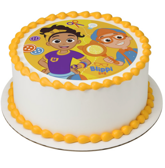 Blippi™ PhotoCake® Edible Image® cake topper printed in Canada  

Licensed Blippi™ edible icing sheet for kids birthday cake  

Blippi™ edible cake topper PhotoCake® design for party cakes  

Blippi™ birthday cake edible image icing sheet Canada  

PhotoCake® Edible Image® Blippi™ cake decoration for children’s birthdays
