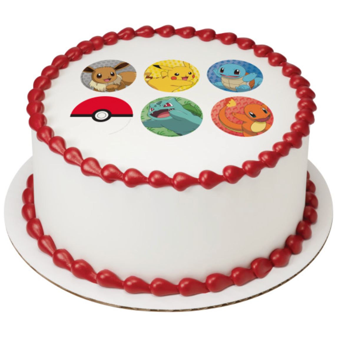Licensed Pokémon Battle PhotoCake edible image cake topper
