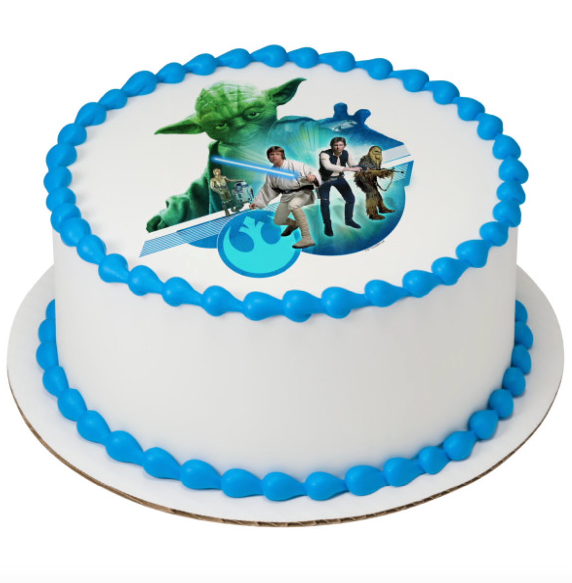 STAR WARS The Force is Strong PhotoCake edible image cake topper processed in Canada
