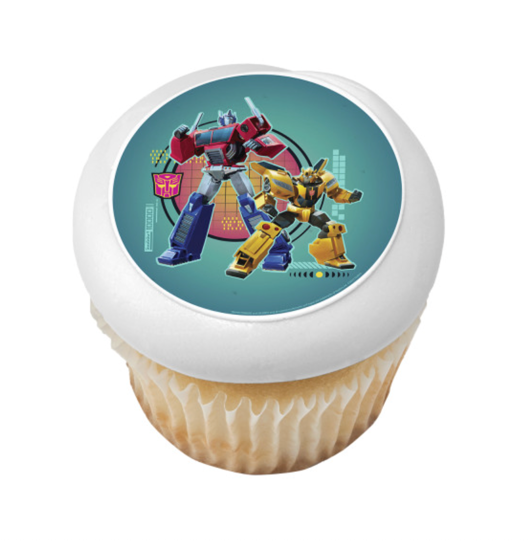 Transformers We Unite PhotoCake edible image cake topper printed in Canada
