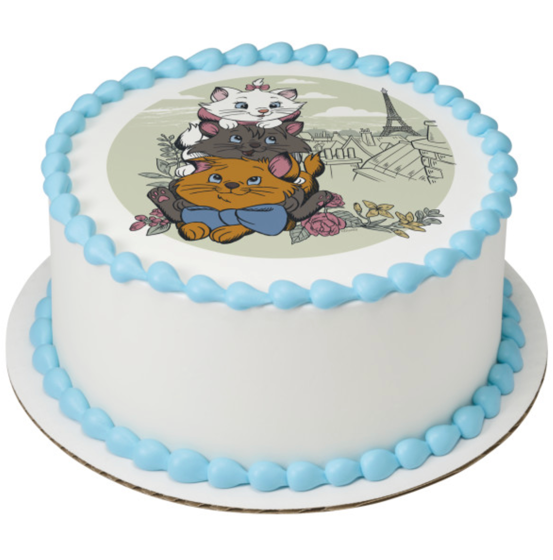 Disney’s The Aristocats PhotoCake edible icing cake topper
Licensed Disney Aristocats Edible Image cake topper
The Aristocats edible icing sheet cake decoration
Disney Aristocats birthday cake topper processed in Canada
PhotoCake Edible Image icing topper for Disney themed cake
