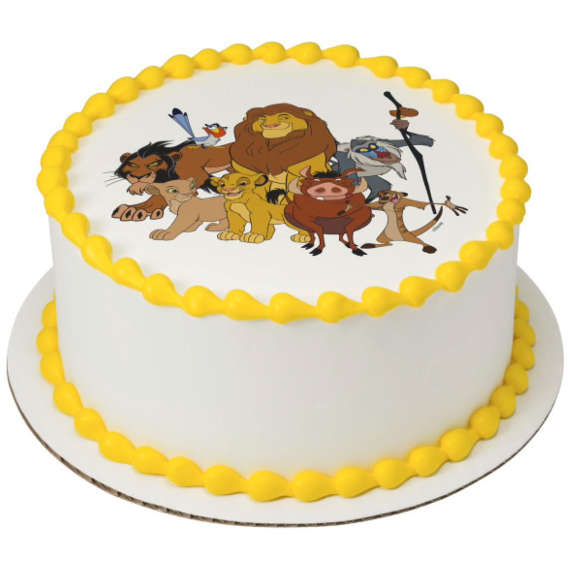 Licensed Disney The Lion King PhotoCake Edible Image cake topper printed on edible icing sheet and processed in Canada
