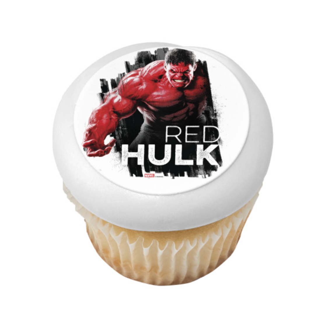 Officially Licensed Marvel Studios Captain America Brave New World Red Hulk PhotoCake Edible Image Cake Topper Canada
