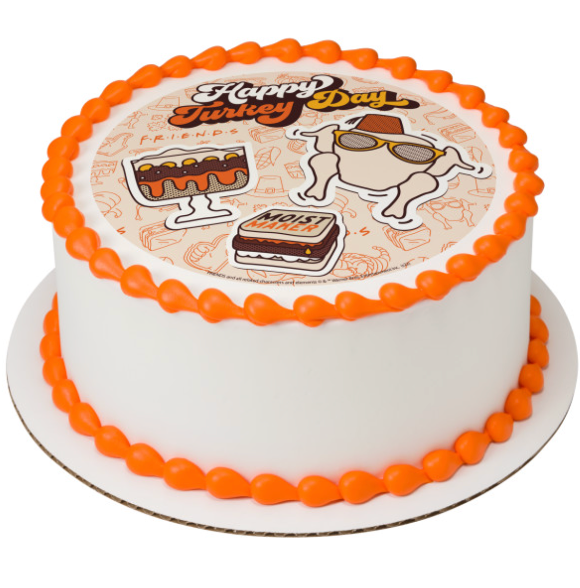 Friends Thankful PhotoCake Edible Image Cake Topper Canada