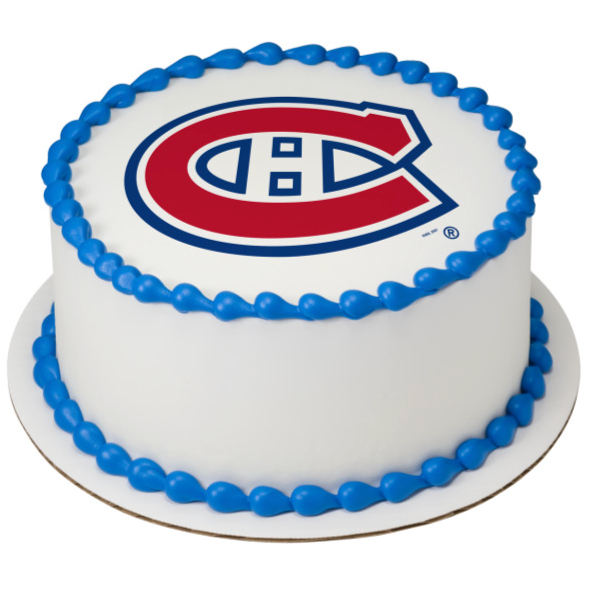 NHL® Licensed Montreal Canadiens PhotoCake® Edible Image® Cake Topper - Official Hockey Team Design
