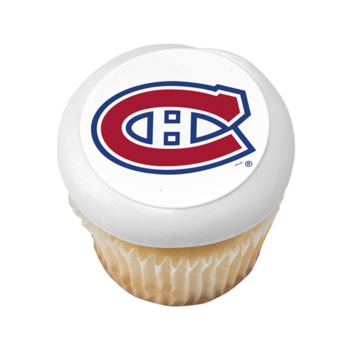 NHL® Licensed Montreal Canadiens PhotoCake® Edible Image® Cake Topper - Official Hockey Team Design
