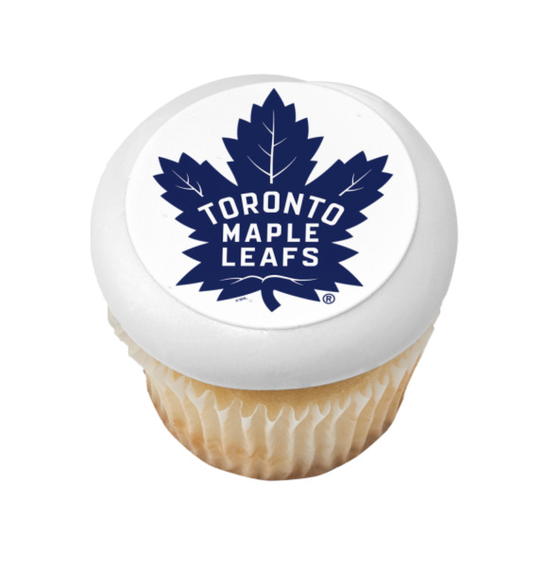 NHL® Licensed Toronto Maple Leafs PhotoCake® Edible Image Cake Topper - Official Hockey Team Cake Decoration Canada
