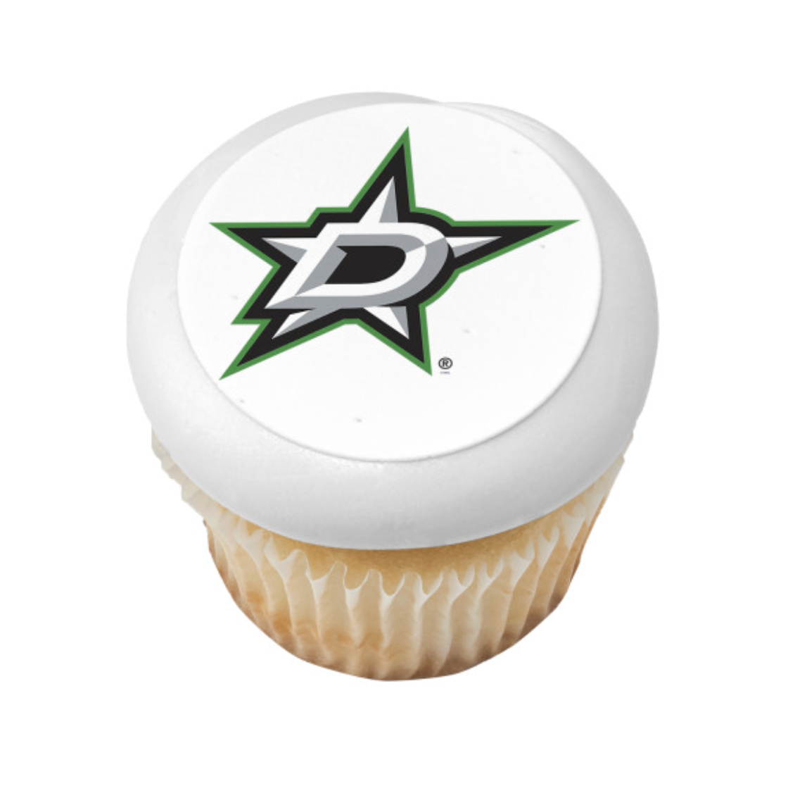Dallas Stars NHL licensed PhotoCake edible image cake topper printed on edible paper, ships Canada-wide
