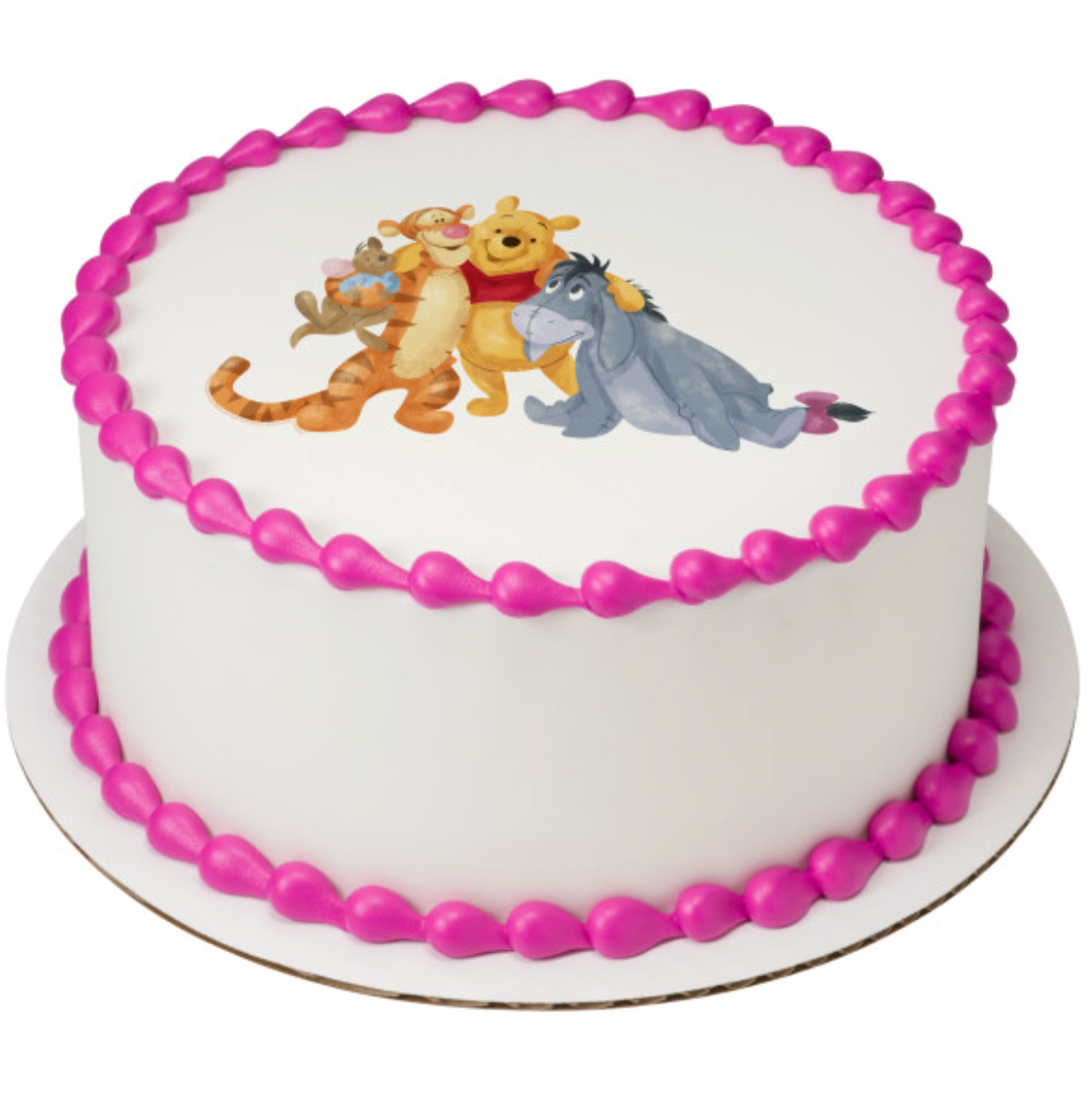 Disney Winnie the Pooh and Friends officially licensed PhotoCake® Edible Image® cake topper made in Canada
