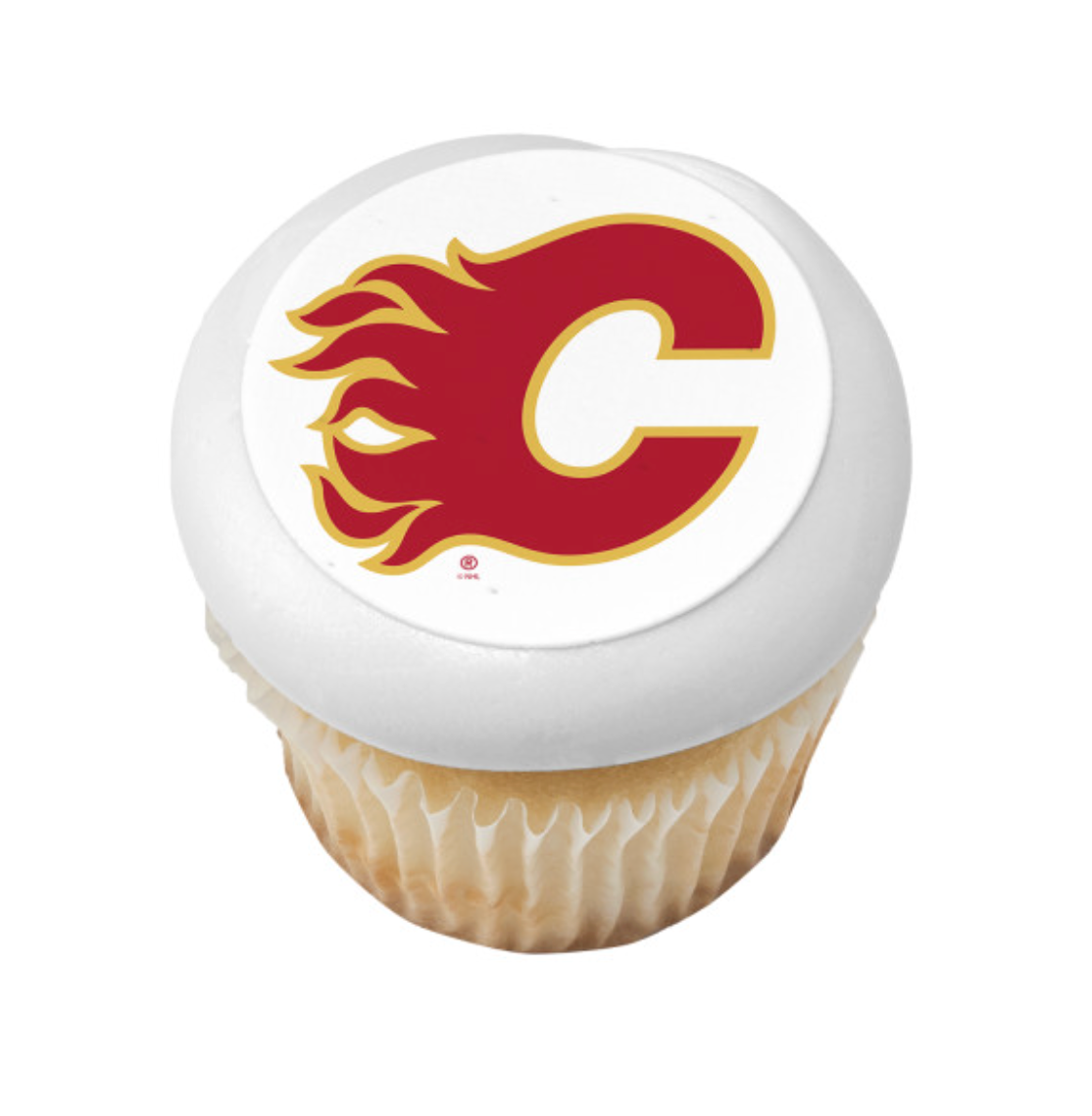 Officially Licensed NHL Calgary Flames PhotoCake Edible Image Cake Topper - Canada
