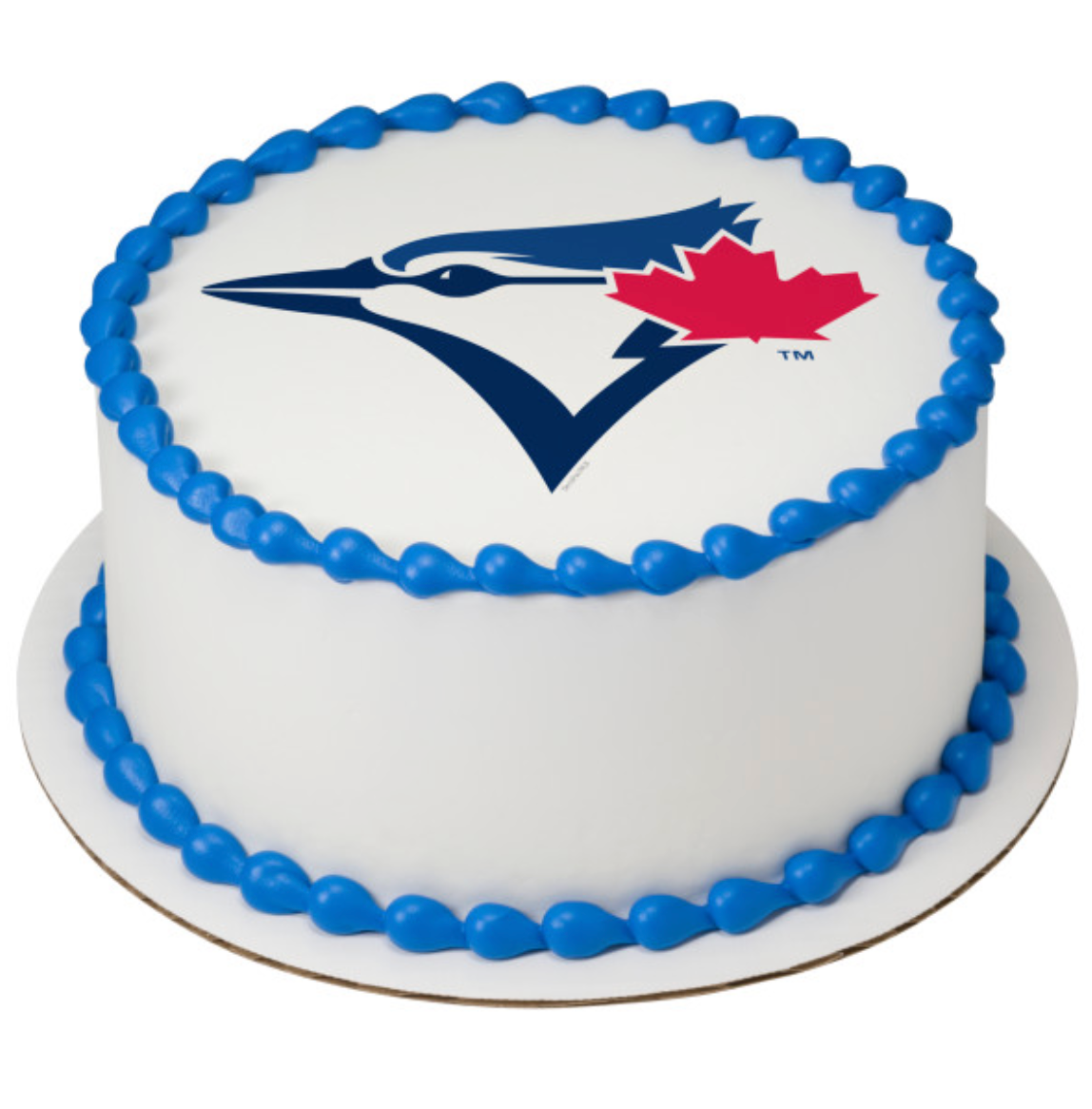 Officially licensed Toronto Blue Jays MLB PhotoCake edible image cake topper made in Canada
