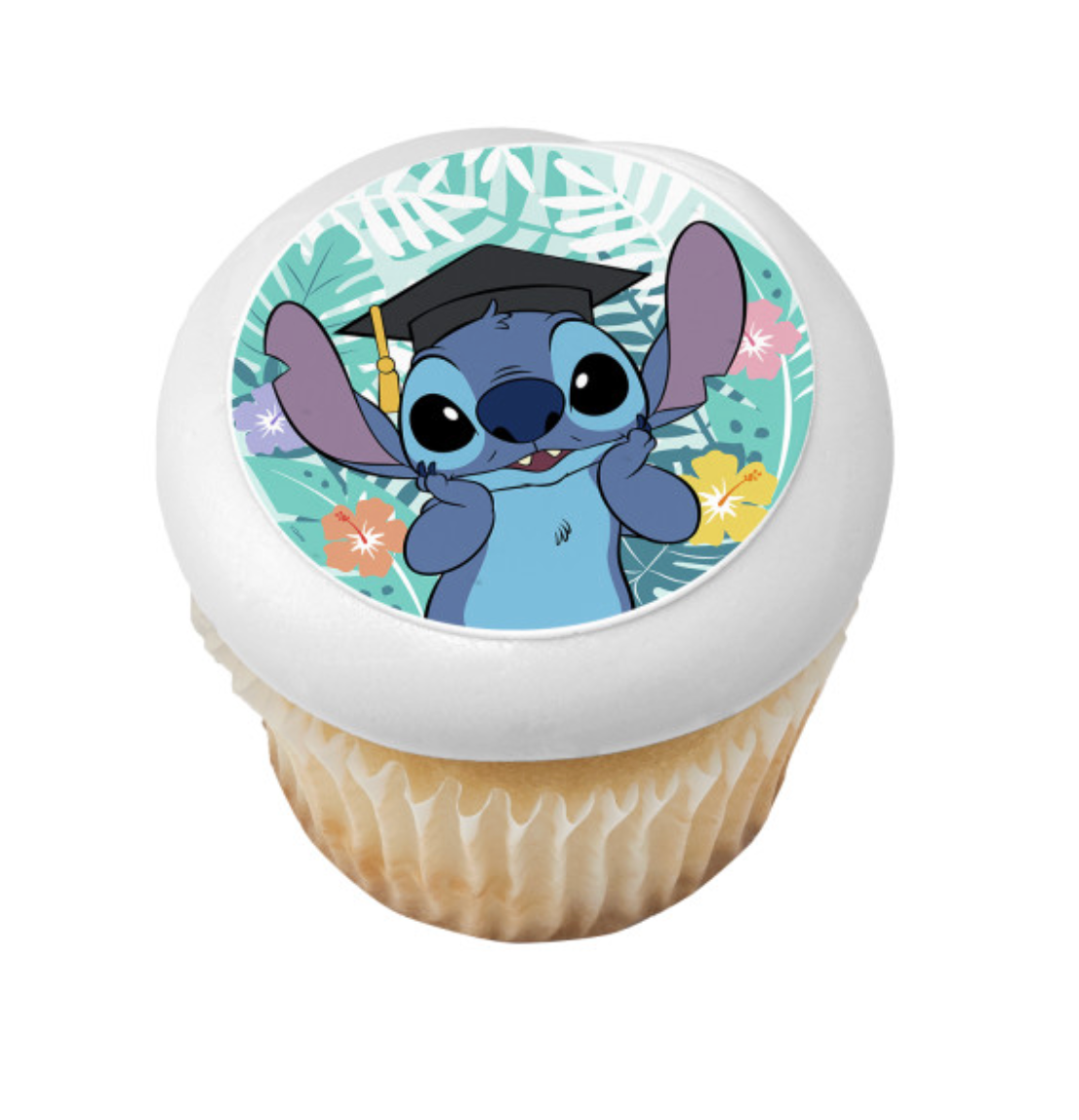 Licensed Disney’s Stitch Graduation PhotoCake® Edible Image® cake topper  

Disney Stitch graduation edible icing image for cake decoration  

PhotoCake® Edible Image® Stitch graduation cake topper processed in Canada  

Licensed Stitch graduation cake decoration for celebration cakes  

Disney’s Stitch graduation edible cake topper for party cakes