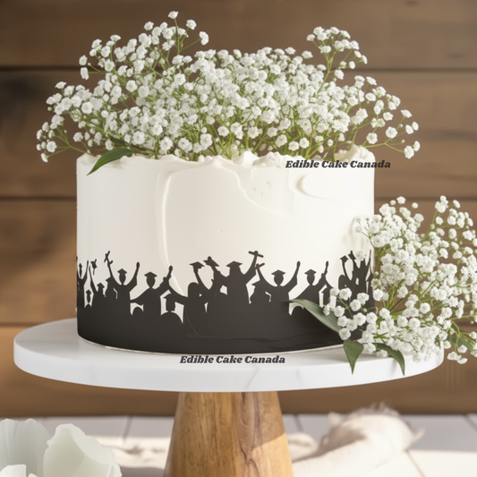 EDIBLE Icing Graduation cake wrap Graduation Edible Cake Wrap